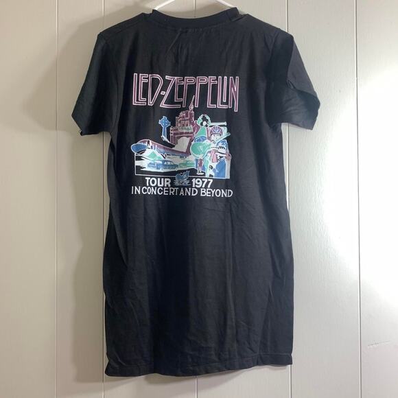 1977 PINK FLOYD LED ZEPPELIN Animals Tour single stitch double sided tee shirt M - Picture 6 of 7